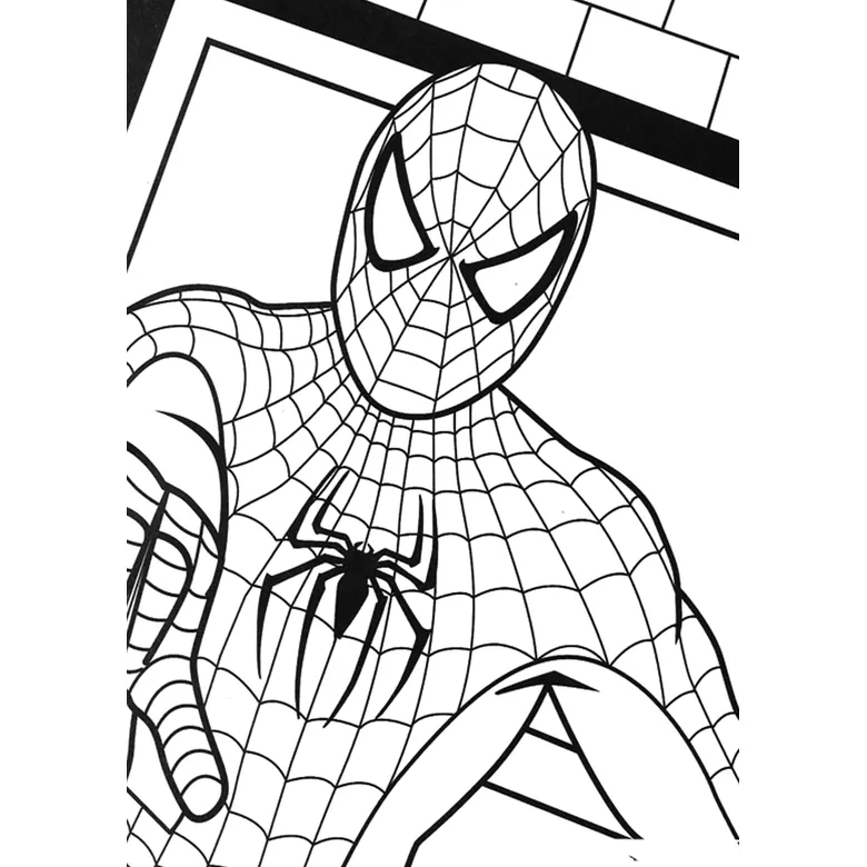 Desenho do Homem-Aranha para colorir