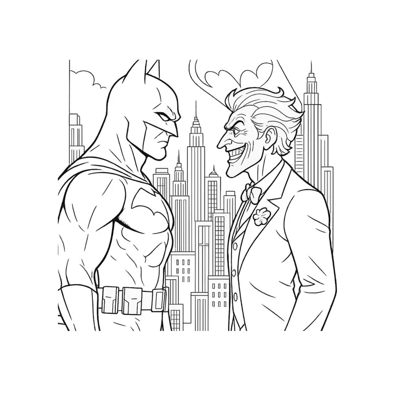 Desenho do Batman para colorir