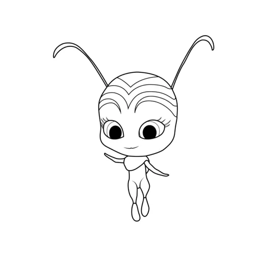 Desenho da Ladybug para colorir